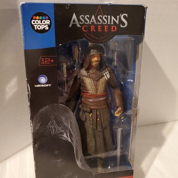 Assassin's Creed Movie AGUILAR 7" Figure McFarlane Color Tops Blue Wave #12-New - Picture 6 of 8